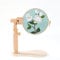 RoseFlower Kreuzstich Ständer Stickrahmen Holz Drehbarer Stickständer für Tisch Embroidery Hoop Stand Kreuzstichrahmen Einstellbare Nähwerkzeuge, DIY Handwerk Stickerei Nähen Werkzeuge #2