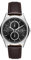 Armani Exchange Uhr für Herren , QuarzMultifunktionswerk, 42MM Braunes Edelstahlgehäuse mit Lederarmband, AX1868