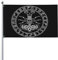 Thors Hammer Mjollnir und skandinavische Gartenflagge, Polyester-Banner mit Ösen, 9,1 x 1,5 m, Hausflagge für Garten, Terrasse, Rasen