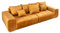 riess-ambiente.de Extravagantes XXL Sofa ELEGANCIA 285cm senfgelb Samt inkl. Kissen Bigsofa