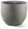 Luca Lifestyle Pflanzkübel ''Grigio New Egg Pot'' Grau Rund Fiberglas *5 Jahre Garantie* - 80x80x66 cm - Premium Qualität - F1240