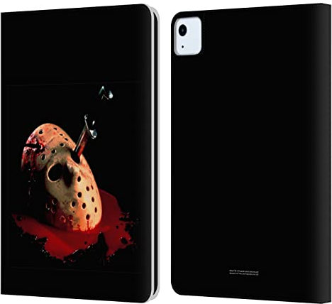 Head Case Designs Offizielle Friday the 13th: The Final Chapter Plakat Wichtige Kunst Leder-Wallet-Hülle Kompatibel mit Apple iPad Air 11 2020/2022/2024/2025