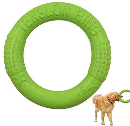 NGUMMS Kauringe für Hunde für aggressive Kauer, Flying Outdoor Puller Dog Toys - Fliegende Scheiben für mittelgroße / große Rassen, schwimmende Ringe für Wurfhunde, Fangen
