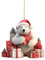 Weihnachtsmann Figur Anhänger Weihnachtsbären 2D Acryl Lustige Weihnachtskugel Katze Cute Deko Christmas Ornaments Tannenbaumschmuck Weihnachtsbaumschmuck Figuren