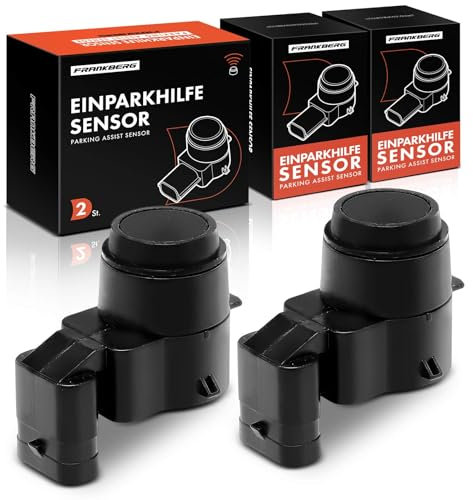 Frankberg 2x Parksensor PDC Sensor Vorne Hinten 3-polig Kompatibel mit 1er E81 116-130 1.6L 2.0L 3.0L 2006-2011 3er E90 316-335 M3 1.6L-4.0L 2004-2011 3er Cabriolet E93 Replace# 66209196705