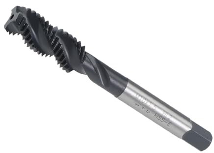 CoCud Taraud à Filetage en Spirale, Taille de Filetage M10x1.5, Outil de Taraudage en Acier Rapide Revêtu de Nitrure - (Pour traitements des Trous et Matériaux Collants)