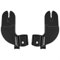 Hiumtree Car Seat Adapter for Stroller Compatible with Baby Jogger (City Go/City Select) & Graco Car Seats City Select Stroller Accessories Car Seat Adapter for Stroller Nylon, Black