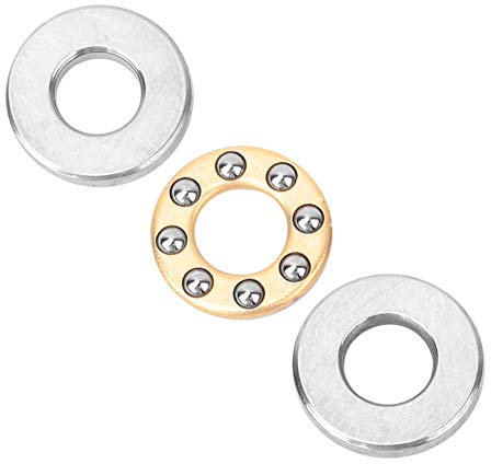10 Stück Abgeschirmte Kugellager, Drucklager, Kugellager, Flache Stahllager mit Hoher Genauigkeit, Miniatur-Rillenkugellager (F4-9M 4 * 9 * 4mm)