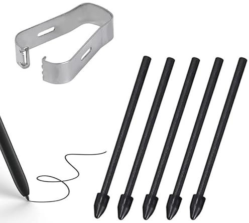 5Pezzi Punte di ricambio per Samsung Galaxy Tab S7 / S7+ Plus / S7 FE/Tab S6 / S6 5G / S6 Lite Tocca Stylus S Pen Set di Strumenti Penna Pennini con Spilli Estrattori