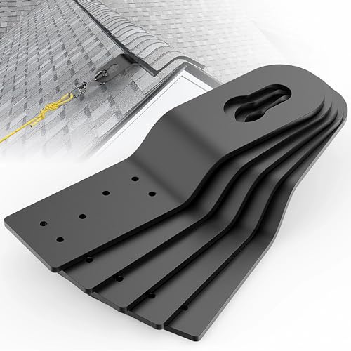 Gadgetzan Clip de enganche de anclaje de seguridad para techo, anclajes de techo para protección contra caídas que se conecta a superficies de madera, anclaje permanente para techo con arnés de techo,
