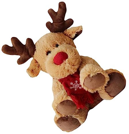 Vaguelly 2 Stück Weihnachts Elch Hirsch Puppen Verzierung Party Elch Verzierung Elch Puppen Weihnachtsornament Hirsch Elch