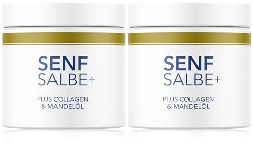 Aktiv Senfsalbe Plus, Senfsalbe Gegen Cellulite, Intensive Feuchtigkeitspflege | für Oberschenkel, Oberarme, Bauch und Gesäß Geeignet (2x)