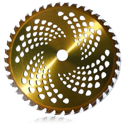 Gubeter 40T Rasenmäherklinge Gold, Für die meisten Maschinenmodelle ] Getriebekopfzubehör, /
