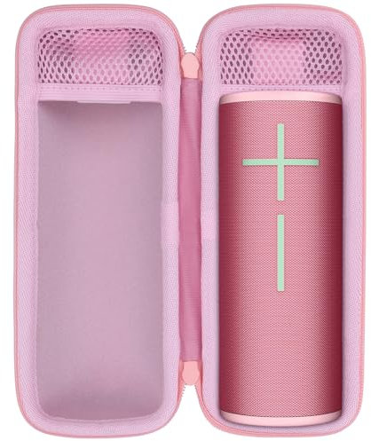 Lebakort Duro Caja Estuche Funda para Ultimate Ears Boom 4 / Boom 3 Altavoz Bluetooth Portátil (Rosa)
