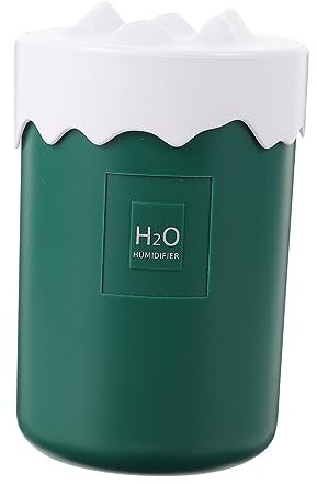 MERRYHAPY 1pc Mini Humidifier Rechargeable Diffusers for Essential Oils Cool Mist Facial Steamer Air Mister for Essential Oils Desktop for Office Mini Rc Car Black Abs