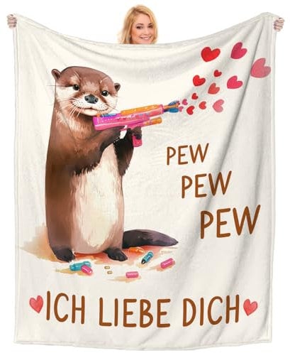 Einanmut Geschenk Freundin Geburtstag, Hochzeitstag Geschenke für Paare - Decke, Geburtstagsgeschenk für Freundin Ihn Sie, Hochzeitsgeschenke für Brautpaar, Ich Liebe Dich