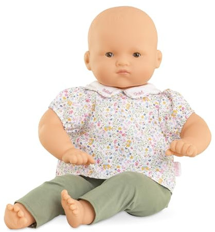 Corolle Mon Grand Poupon Bébé Chéri, 52cm, Weichkörperpuppe mit Schlafaugen, kann echte Babykleider tragen, Vanilleduft, 52cm, ab 2 Jahre