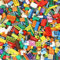 ekuzi Classic Bausteine Building Blocks, Klassische Basic Steine Nachfüllpacks kompatibel mit Allen führenden Marken- Classic Box Geschenke für Jungen und Mädchen ab 6 Jahren (1001 Stücke)