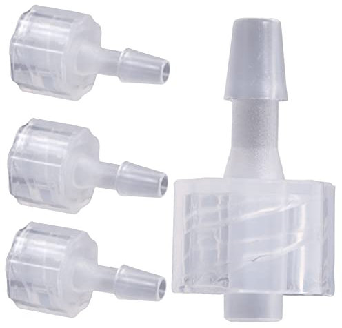 MUCKLILY 8Stücke Teiliges Luer Lock Verbindungsteile aus Pp-material Chemikalienbeständig für Präzises Dosieren Industrie und Handwerk Kompatibel mit Luer Lock Nadelrohren