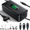 Dufuso 42V 2A Caricabatterie Monopattino Elettrico con Schermo LED di Carica (%), Caricabatterie Hoverboard con 4 Connettori, Universale per Tutte le Batterie al Litio da 36V, con Ninebot, Xiaomi