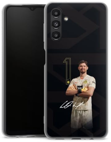 DeinDesign Slim Case kompatibel mit Samsung Galaxy A13 5G Silikon Handyhülle transparent Hülle extra dünn Gregor Kobel BVB Borussia Dortmund