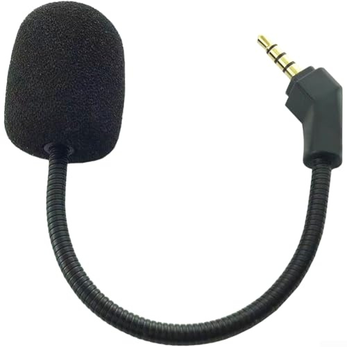 Microphone For ROG Theta 7.1 Gaming Headset, Replacement Mic 3.5mm Boom Detachable Mic, Game Microphone For Headset, For Any Wireless Headset