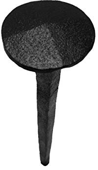 Clavos de hierro forjado negro uñas 4 3/4 H x 1 1/4 W | renovador de suministro