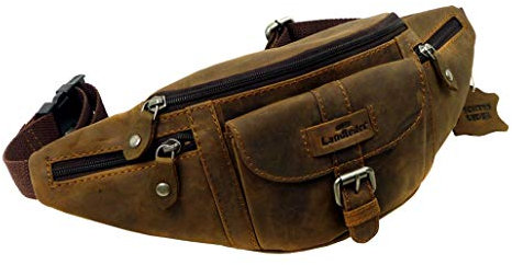 Old-School Beltbag Gürteltasche Bauchtasche Leder - Marke LandLeder