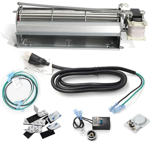 Hongso GFK4 Kit de Ventilador de Chimenea de Repuesto para Heatilator, Majestic, Vermont Castings, Monessen, CFM, Northern Flame, Rotom HB-RB74K