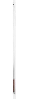 PFIFF Dressurgerte mit Pilzkopf, braun 100cm