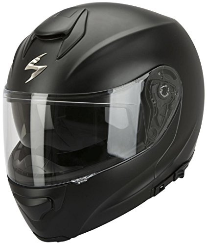 Scorpion Exo 3000 Air Solid - Motorradhelm Klapphelm, schwarz matt, XXXL (64-65 cm)