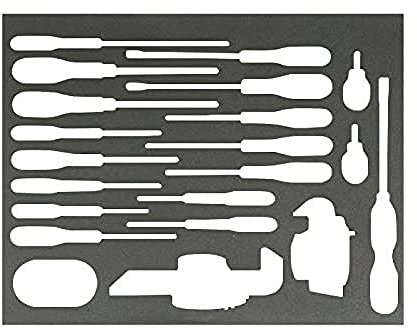Bahco FF1A1005 Schraubendreher und Bits 3/Modul 66 teilig