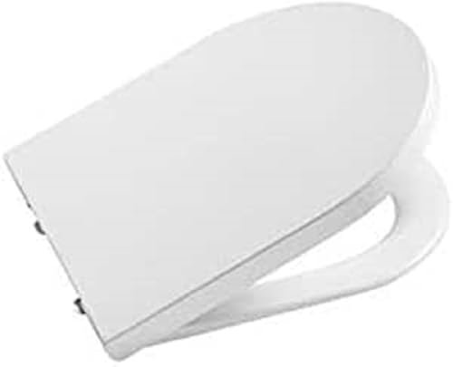 Roca,INSPIRA,ROUND - Tapa y asiento de SUPRALIT ® para inodoro compacto con caída amortiguada,A80152C00B