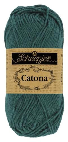 Scheepjes - Scheepjes Catona 244 Spruce Yarn - 1x50g