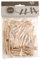 50x Mini Holzklammer - 2,5cm - Holz Wäsche Klammer Natur Deko Zierklammer Clip