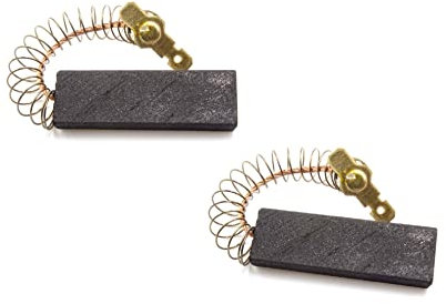 vhbw 2x Balai en charbon, charbon moteur 5mm x 12mm x 39mm pour machine à laver Groupe BSH 3TS930A/04, 3TS931YA/01, 3TS931YA/04, 3TS939A/01