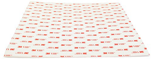 Klebeband doppelseitig 3M 4952P für Kunststoff Oberflächen weiß stark klebend 1 Stück 250mm x 180mm