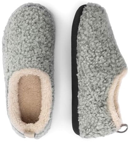 RockDove Damen Nomad Hausschuh mit Rückstellschaum, 39/40 EU, Hellgrau