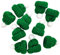 VALICLUD Miniatur Mütze DIY Mini Strickmützen Basteln Grün Hut mit Pom Pom Lutscher Topper Puppenmütze 10pcs Christbaumschmuck Weinflasche Abdeckung Schmuck Schlüsselanhänger Zubehör