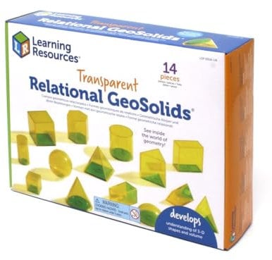 Learning Resources „Relational GeoSolids“ – Beziehungen geometrischer Körper, Mathematik-Unterrichtsmaterial zur Beschäftigung mit 3D-Körpern und Volumen, ab 8 Jahren