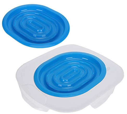 Zerodis Cat Toilet Training Kit, Kunststoff sicher, ungiftig Schritt für Schritt Kitten Pet Toilet Training System Kitty Urinal Seat Toilet Trainer Pet Supply
