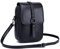 FANDARE Sacs à bandoulière Petits Sacs pour Téléphone Cuir Sac à Main Femme Porte Monnaie Portefeuille Pochette pour Carte de crédit Crossbody Bag Noir