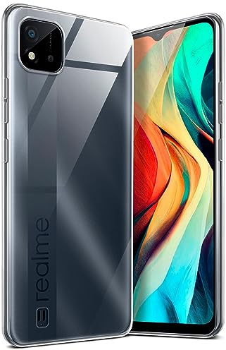 moex für Realme C11 (2021) Hülle Durchsichtig, Silikon Handyhülle Transparent, Clear Case Ultra Slim, Backcover Schutzhülle Dünn, Silikonhülle Minimalistisch, Aero Case, Klar