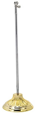 BESTonZON Flaggenständer Büro Tischflaggenständer Edelstahl Flaggenständer Zimmer Mini Flaggenhalter Bürozubehör Fahnenstange Büro Zubehör für Tisch Dekoration Gold