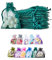 Soul Projekt [50 unidades] Bolsas de regalo de organza, para regalos, joyas, cumpleaños, bolsas de fiesta. Bolsas de organza para todas las ocasiones. Verde Oscuro Organza Bags Dark Green 7x9 x50