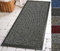 GULLAMBO Hallway Runner Grey Rug - Non Slip Runner Rug for Kitchen, Stair & Doorway - Washable Rubber Backed Carpet Runner - Durable Indoor Floor mats for Home, Kitchen Non Slip