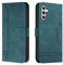Trugox Handyhülle für Samsung Galaxy A54 5G Hülle Klappbar Klapphülle mit Kartenfach Handytasche Handy Schutzhülle Tasche Leder Wallet Flip Case Slim Book Cover - Blaugrün