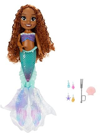 Jakks Pacific Disney Arielle die Meerjungfrau Arielle Puppe mit Funktion 35cm