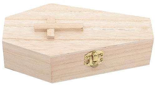 ifundom Kleinere Schmuckaufbewahrungsbox Im Design Coffin Tragbare Dekorationsbox Für Ohrringe Und Für Halloween-dekorationen