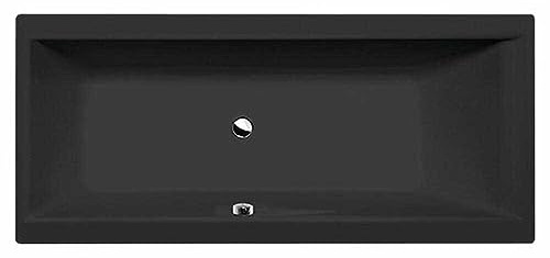 Cleo Badewanne 170x70cm, 170x75cm oder 180x80cm schwarz matt (170x70cm)